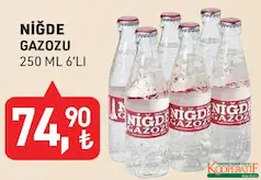 NİĞDE GAZOZU 250 ML 6'LI GAZOZ